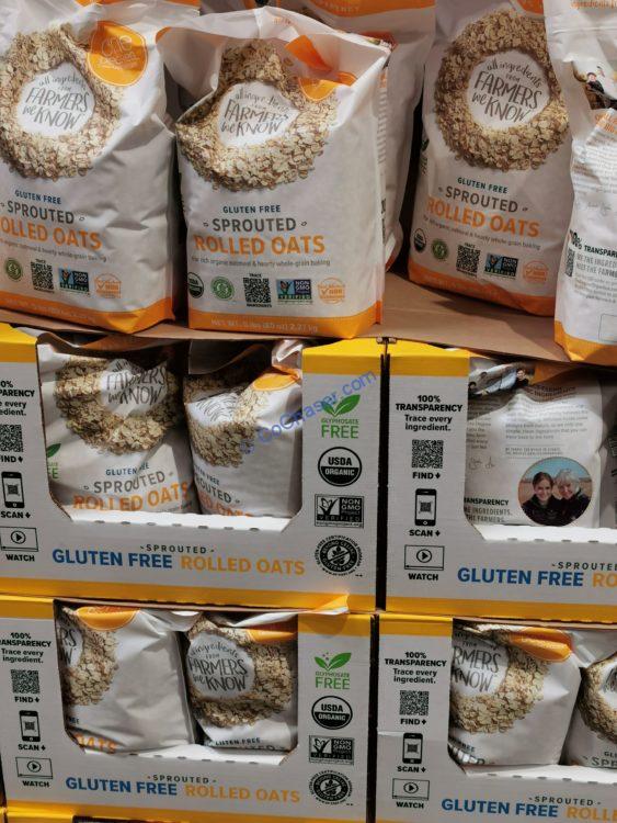 One Degree Foods Organic GF Rolled Oats 80 Ounce Bag