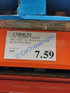 Costco-1380620-One-Degree-Foods-Organic-GF-Rolled-Oats-tag