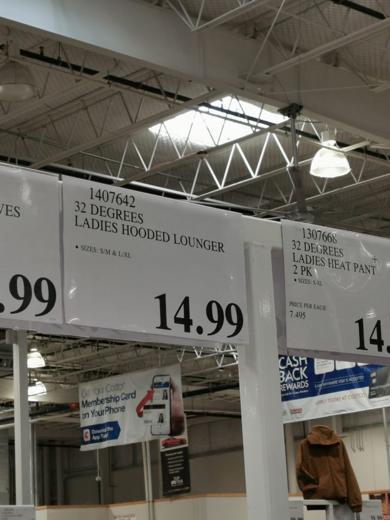 Costco140764232DegreesLadiesHoodedLoungertag CostcoChaser
