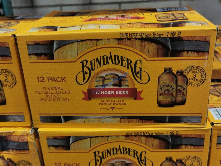Bundaberg Ginger Beer 12/12.7 Ounce Bottles