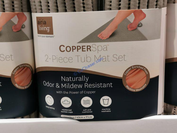 Copper Cushion TUB Mat 2-Piece Set
