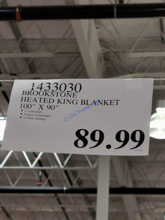 Costco14330301433020BrookstoneHeatedBlankettag1 CostcoChaser