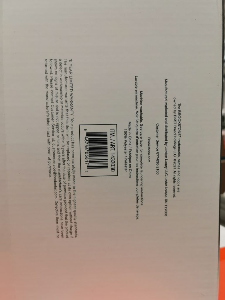 Costco1433030BrookstoneHeatedKingBlanketbar CostcoChaser