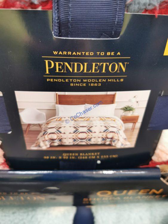Pendleton Sherpa Fleece Queen Blanket CostcoChaser
