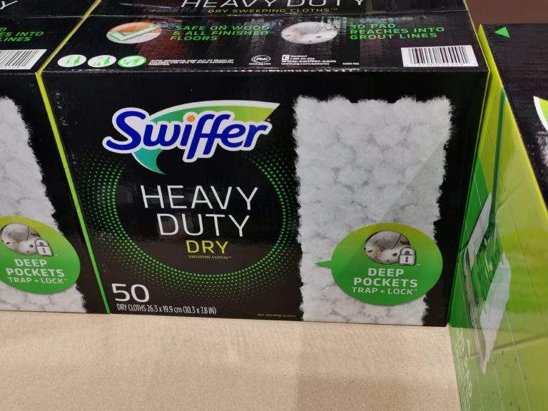 Swiffer Heavy Duty Sweeper Dry 50 Count Package CostcoChaser