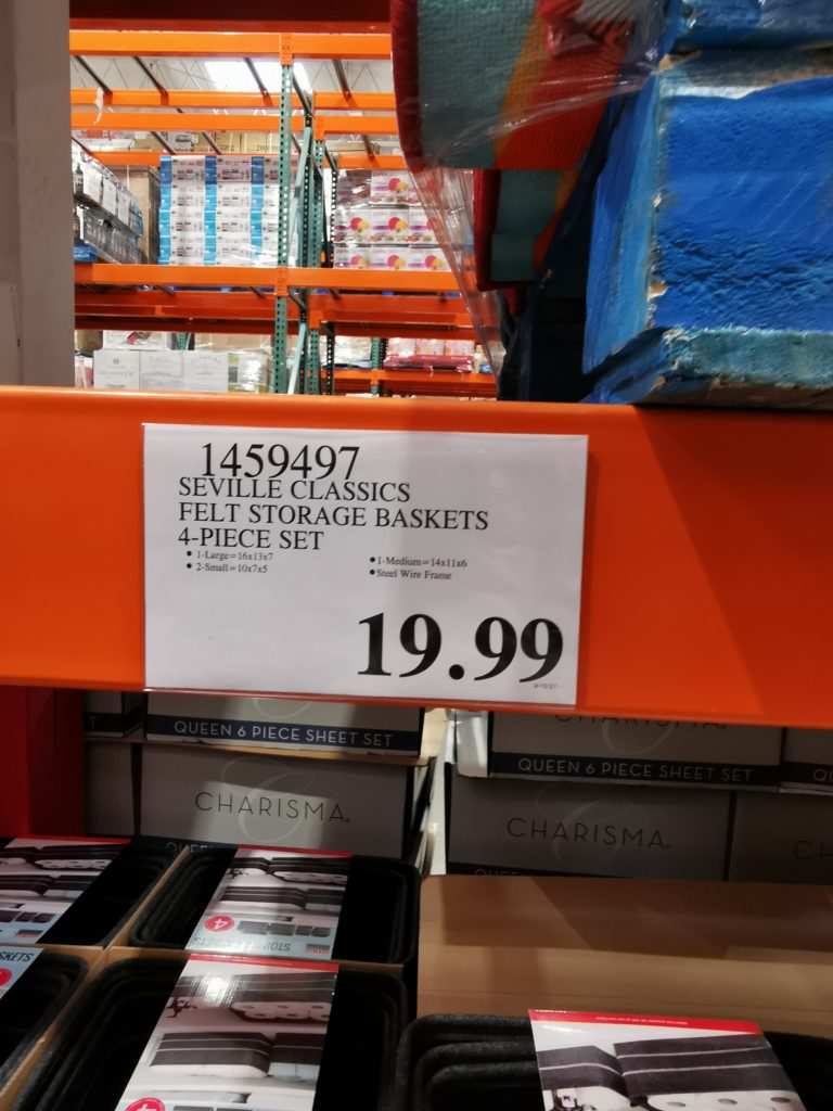 Costco1459497SevilleClassicsFeltStorageBasketstag CostcoChaser