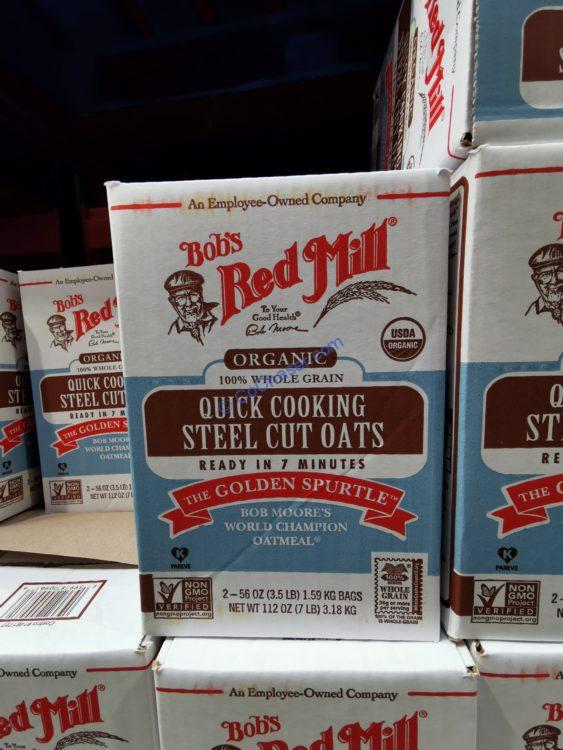Bob’s Red Mill Organic Steel Cut Oats 2/56 Ounce Bags