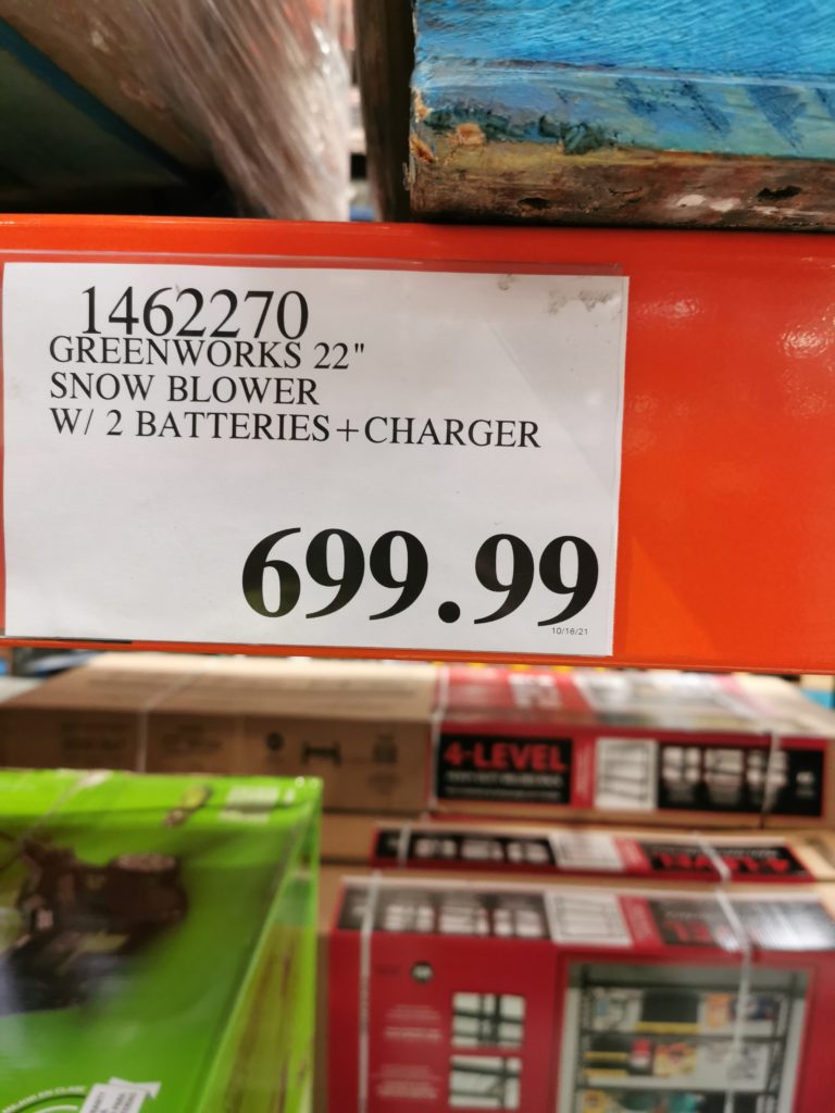 Costco1462270Greenworks22SnowBlowertag CostcoChaser