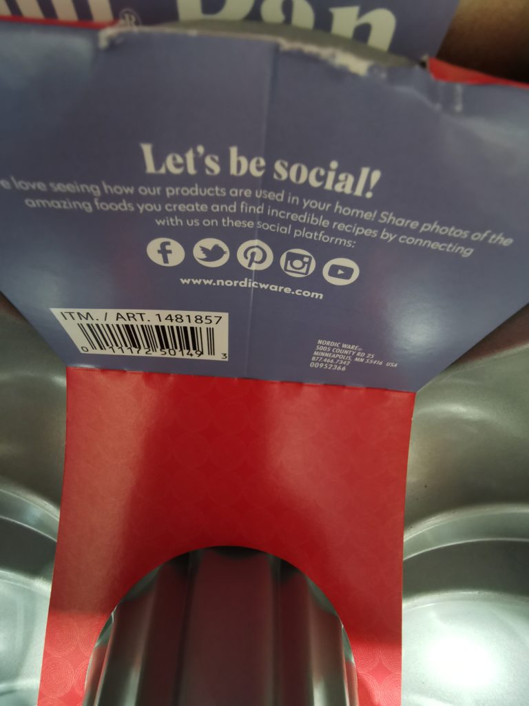 Costco1481857NordicWareBundtPan4 CostcoChaser