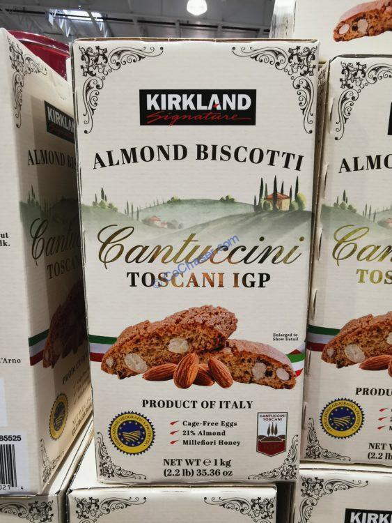 Kirkland Signature Cantuccini Toscani IGP Almond Biscotti, 2.2 lbs