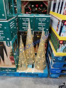 Costco-1486939-Glitter-String-LED-Cone-Trees