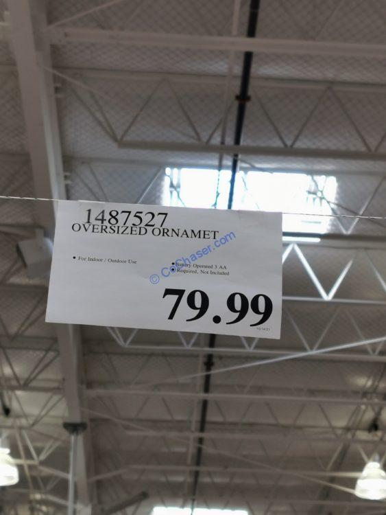 Costco1487527OversizedOrnamenttag CostcoChaser