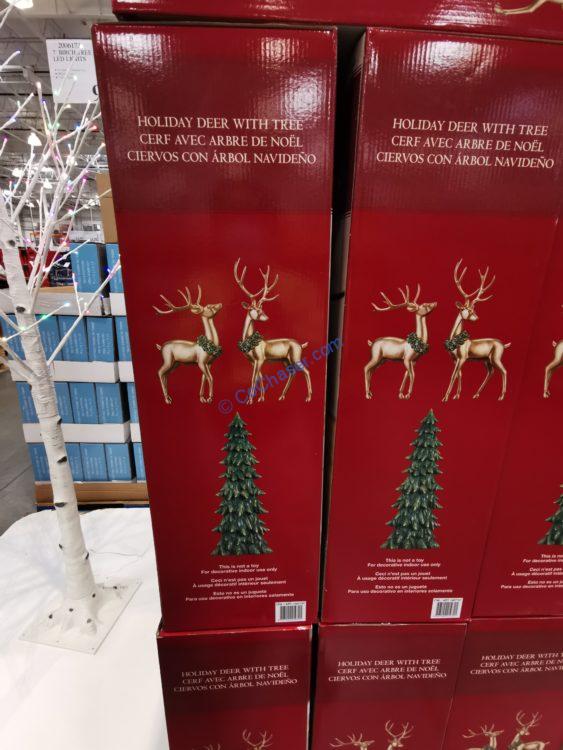 Costco 1487747 Holiday Deer with Tree3 CostcoChaser
