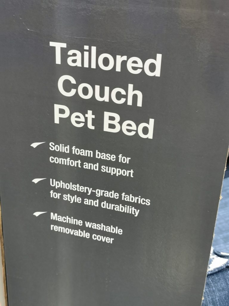 Costco1488252KirklandSignatureTailoredCouchPetBed1 CostcoChaser