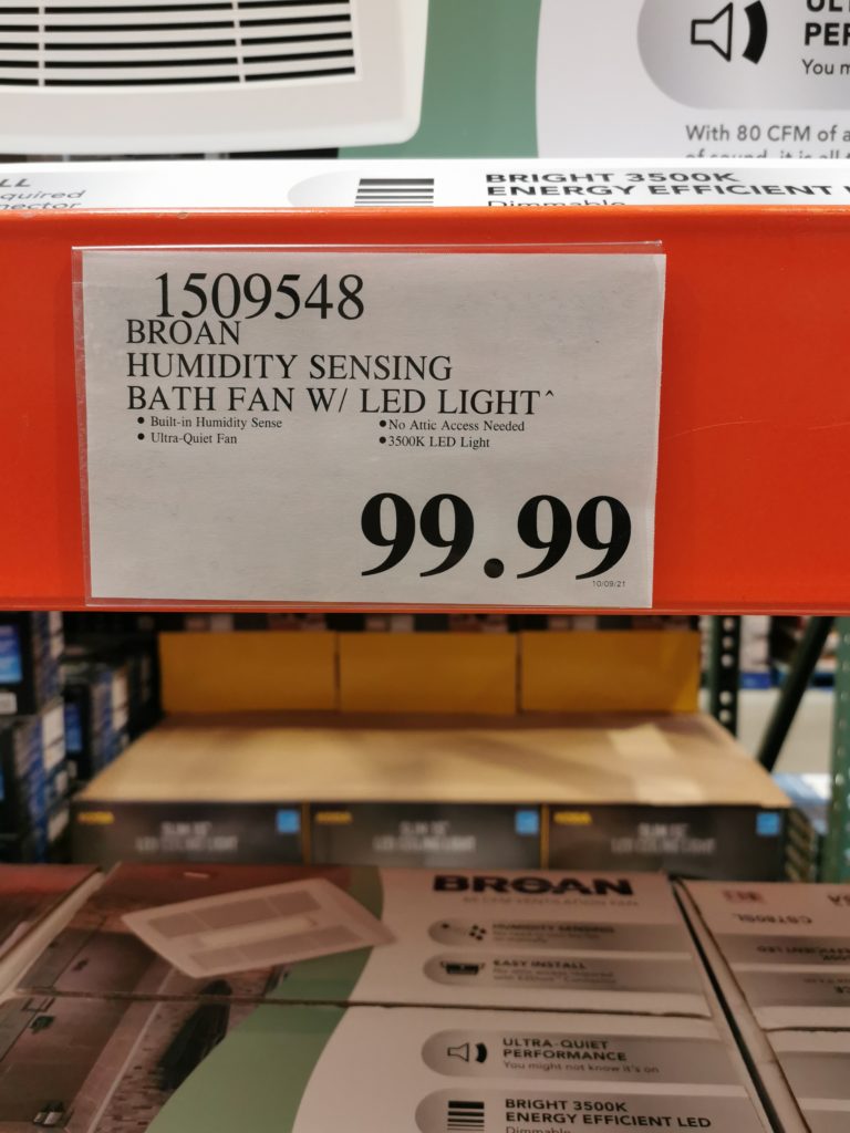 Costco1509548BroanHumiditySensingBathFanwithLEDLighttag