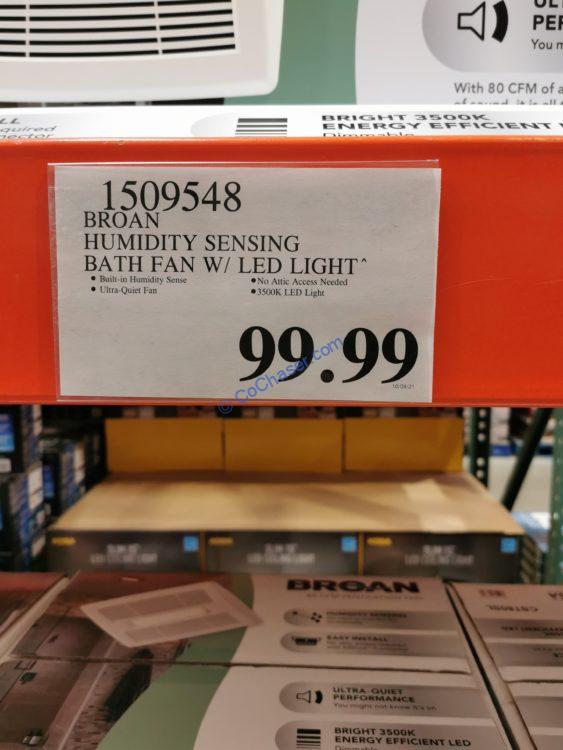 Costco1509548BroanHumiditySensingBathFanwithLEDLighttag
