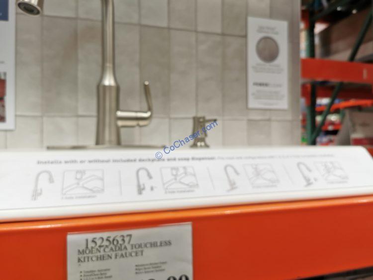 Moen Cadia Touchless Kitchen Faucet, Model 87869EWSRS CostcoChaser