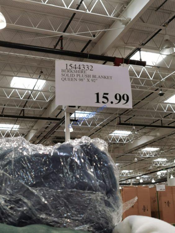Costco15443331544332BerkshireSolidPlushBlankettag1 CostcoChaser