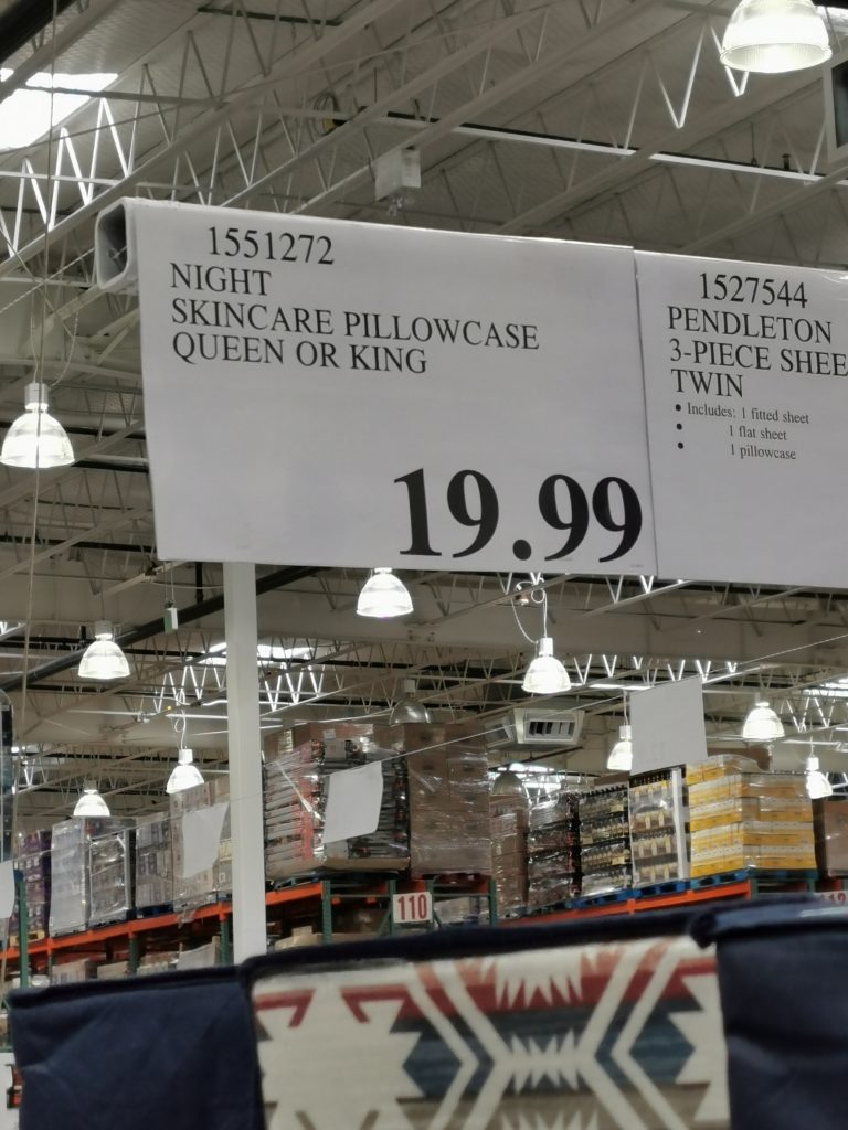 Costco1551272NightSkincarePillowcasetag CostcoChaser
