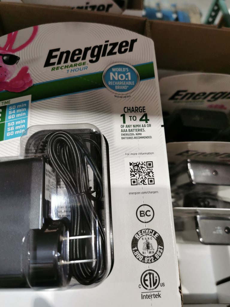 Costco1592085EnergizerRechargeOneHourCharger4 CostcoChaser