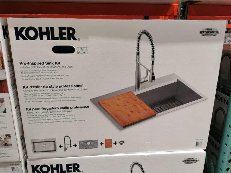 kohler kitchen sink combo costco