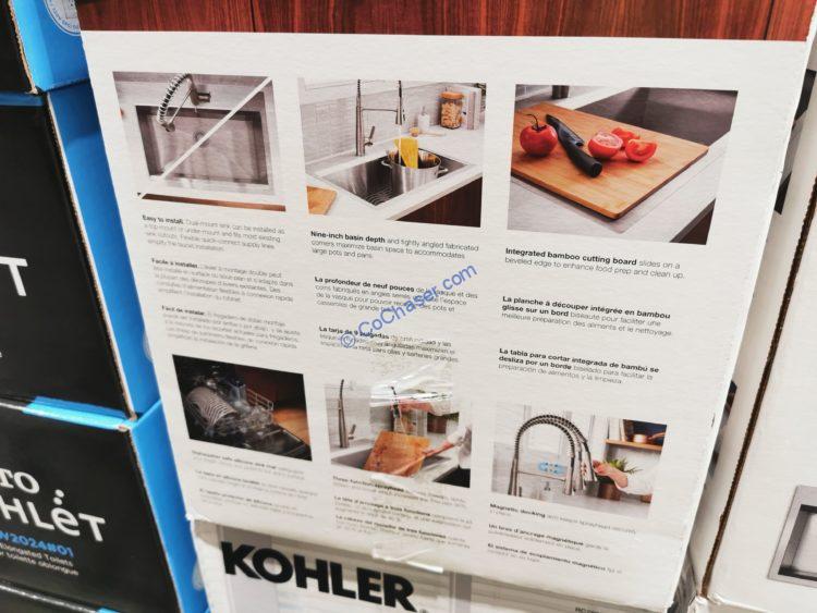 Kohler AllInone Sink COMBO, Model RC789571PCNA CostcoChaser