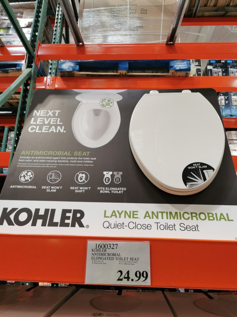 Kohler Layne Antimicrobial Elongated Toilet Seat CostcoChaser