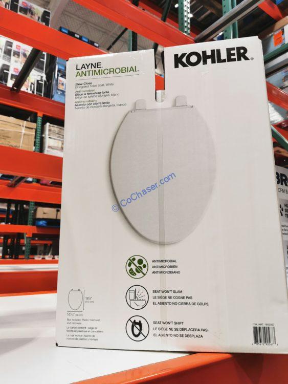 Costco1600327KohlerLayneAntimicrobialElongatedToiletSeat5