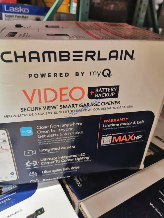 Chamberlain Garage Door Opener with Wi-Fi and Video, Model#B6753T