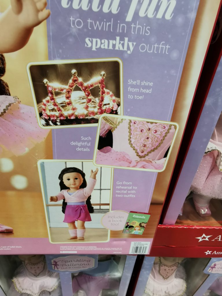 Costco2032110AmericanGirlTrulyMe18DollBallerinaBundle2
