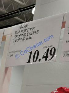 Costco-204365-Tim-Hortons-Ground-Coffee-tag