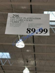 Costco-296-$100-Sony-PlayStation-Gift-Card-tag