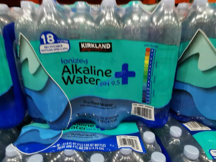 Kirkland Signature Ionized Alkaline Water 18/1 Liter Bottles