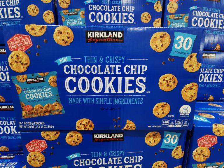 Kirkland Signature Mini Choc Chip Cookies 30 Count Box CostcoChaser