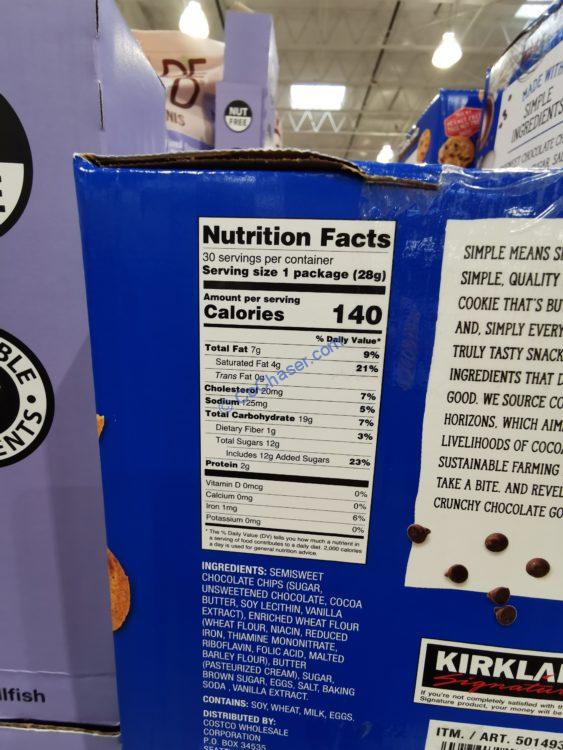 Costco5014935KirklandSignatureMiniChocChipCookieschart