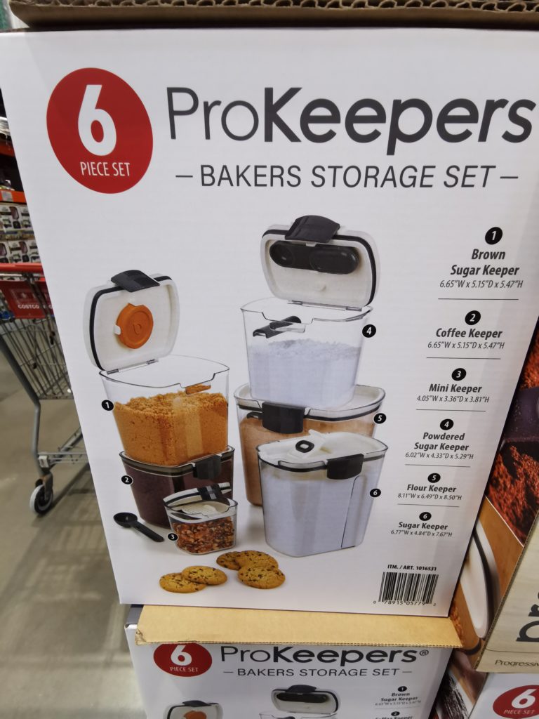 Costco1016531PrepworksProKeeper6pieceBakersStorageSet4