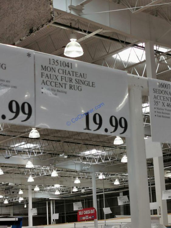 Costco1351041MonChâteauFauxFurSingleAccentRugtag CostcoChaser