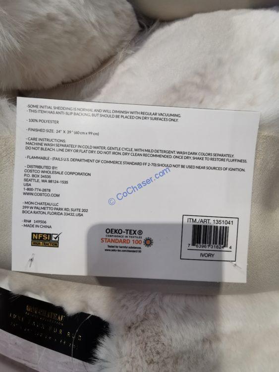 Costco1351041MonChâteauFauxFurSingleAccentRug2 CostcoChaser