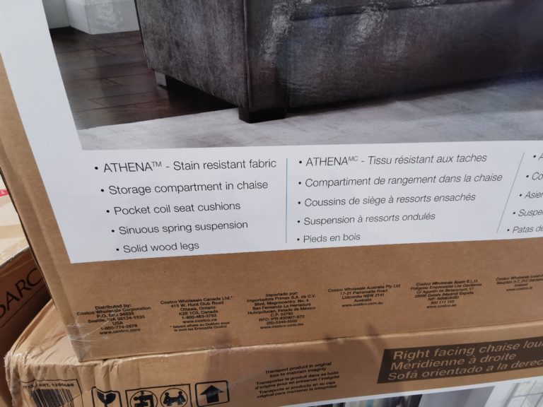 Costco1356688PulaskiKendaleSleeperSofaChaisespec CostcoChaser