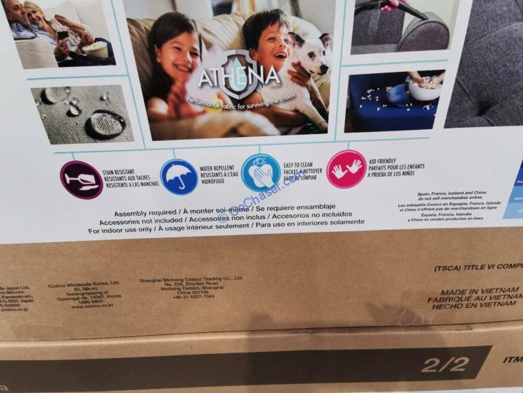 Costco1356688PulaskiKendaleSleeperSofaChaise2 CostcoChaser