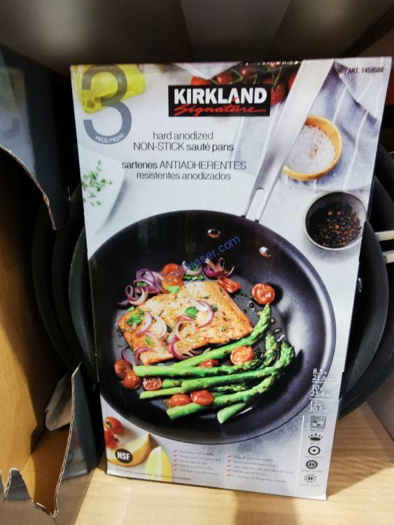 Kirkland Signature 3 Piece Saute Pans