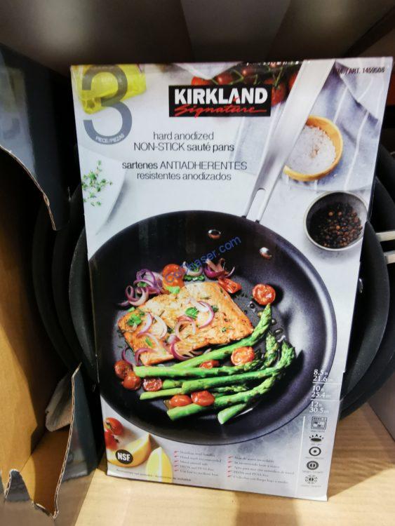 Kirkland Signature 3 Piece Saute Pans CostcoChaser