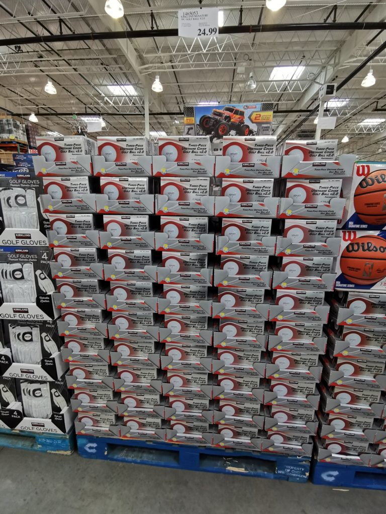Costco1465053KirklandSignature3pieceV2.0UrethaneCoverGolfBall