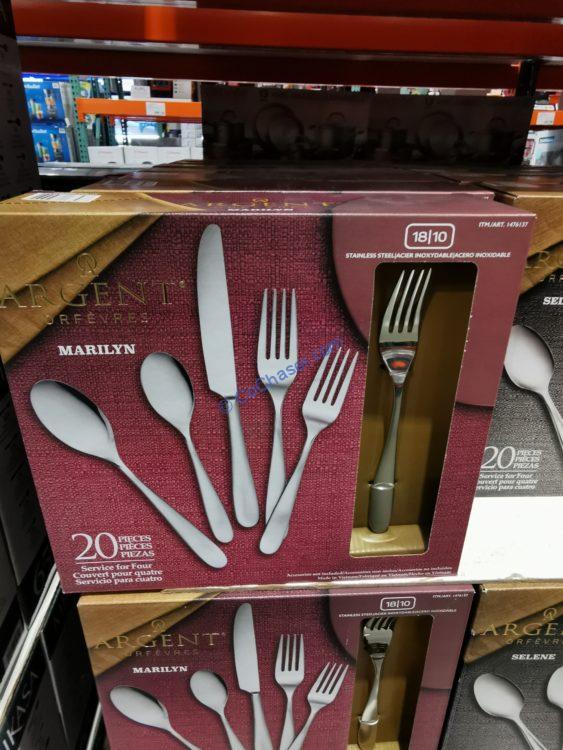 Costco1476137 ArgentSeleneMarilyn20pieceFlatware CostcoChaser