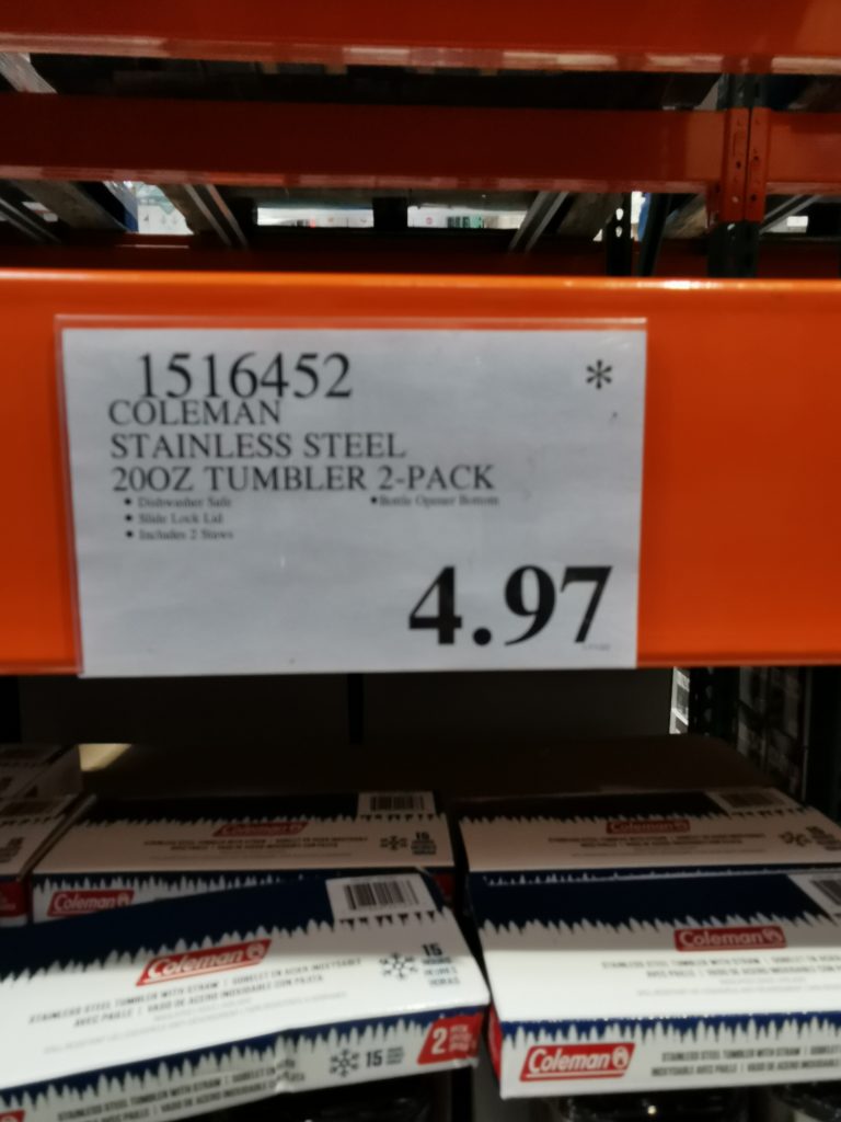 Coleman Stainless Steel 20oz Tumbler 2pack CostcoChaser