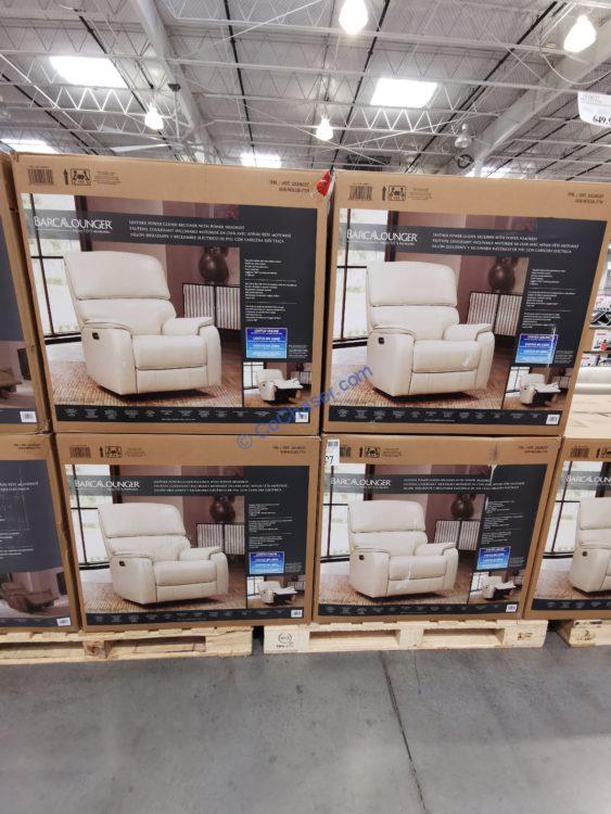 Costco1518037BarcaloungerLeatherPowerReclinerall CostcoChaser
