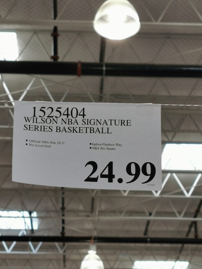 Costco1525404WilsonNBASignatureSeriesBasketballtag CostcoChaser