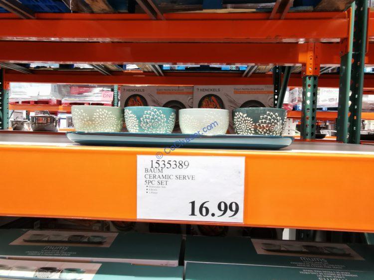 Costco1535389BaumCeramic5pieceServeSettag CostcoChaser