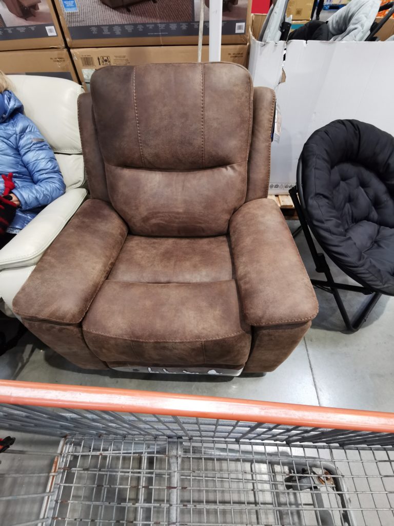 Barcalounger Cyprus Fabric Power Recliner with Power Headrest