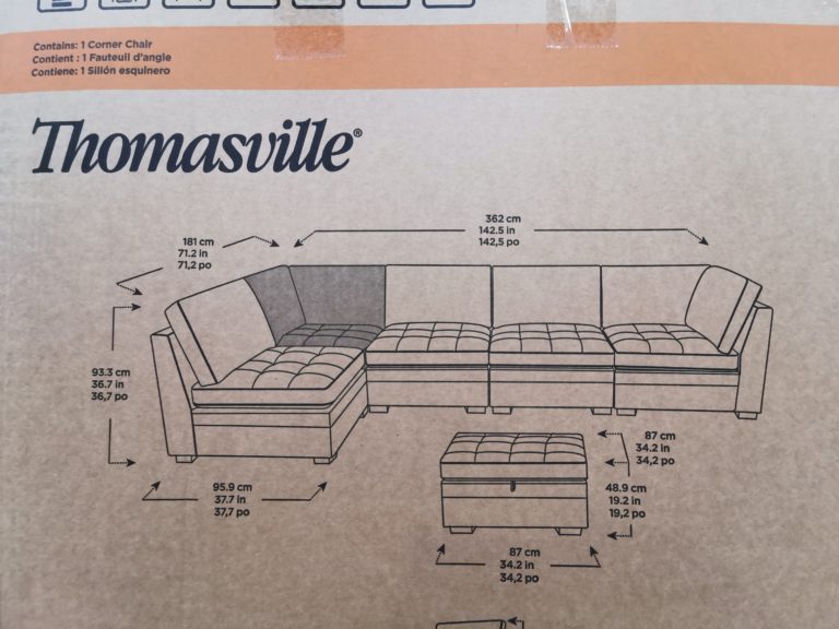 Costco1558084ThomasvilleTisdaleFabricSectionalsize CostcoChaser